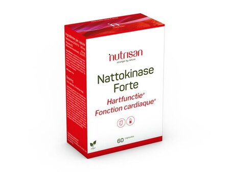  Nutrisan - Nattokinase Forte - Hartfunctie - 60 Capsules