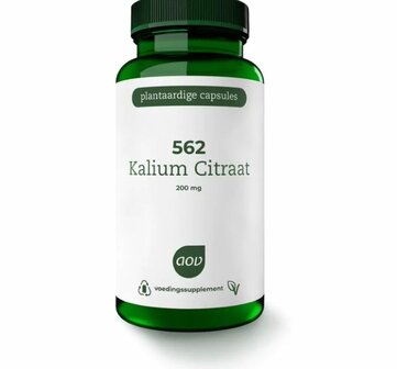 AOV - 562 Kalium citraat - 200mg - 90 Vegetarische capsules