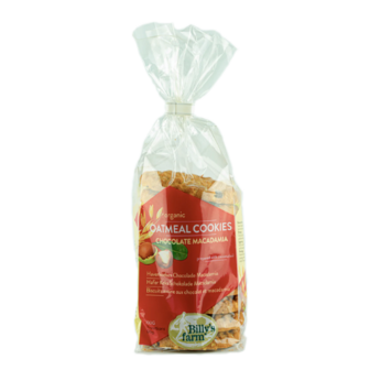 Haverkoekjes met chocolade macadamia bio - 200 Gram