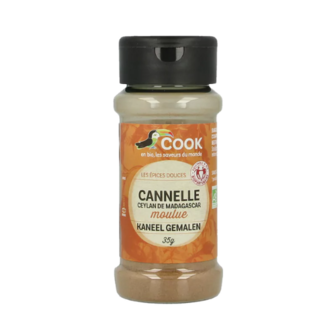 Cook - Kaneel Ceylon gemalen bio - 35 gram