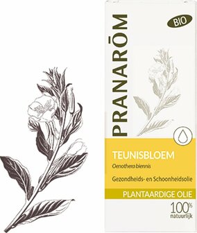 Plantaardige oli&euml; - Bio - Teunisbloem - Oenothera biennis - Pranar&ocirc;m